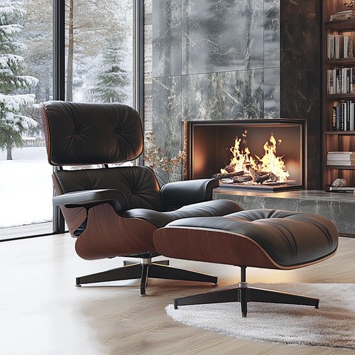 Large eams chaise lounge - lounge, chair